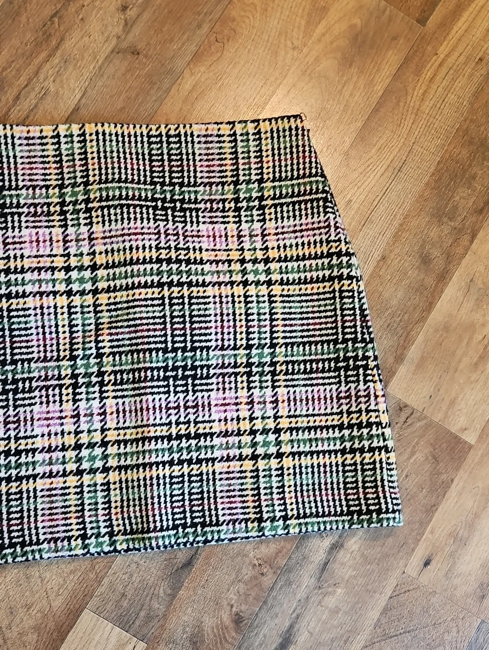 👗LOFT Pastel Plaid Mini Skirt
